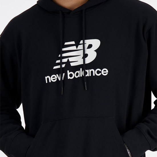 New Balance Ανδρικό φούτερ Stacked Logo French Terry Hoodie